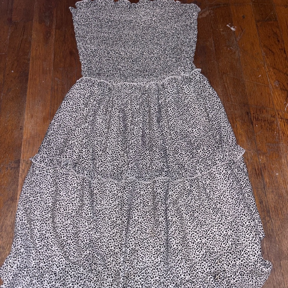 Sienna Sky Black and White Patterned Top